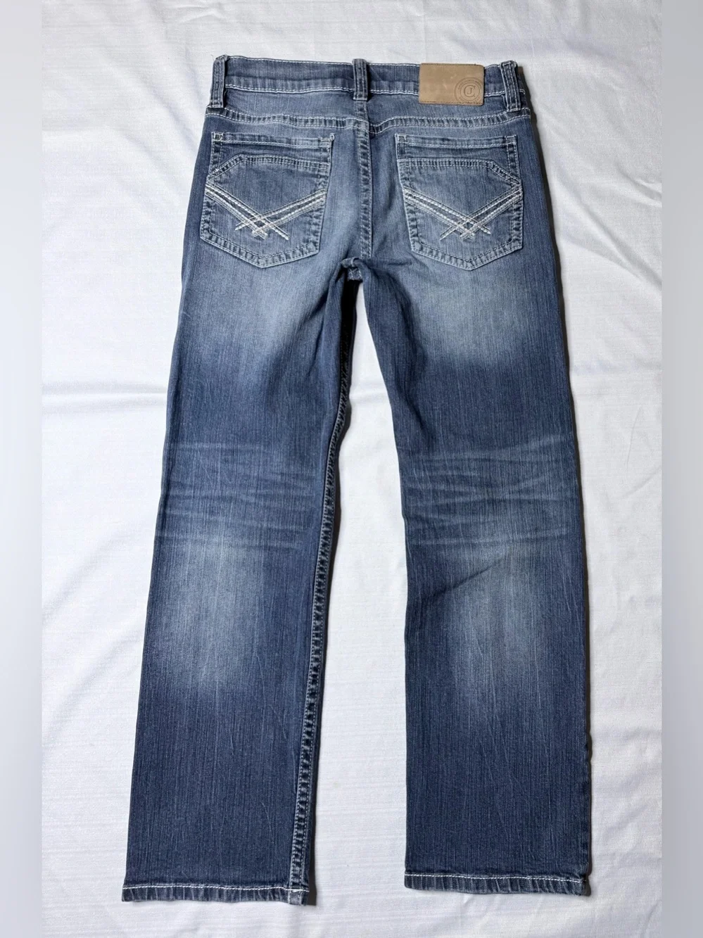 Cody James Jeans Mens 29  Denim Western Cowboy Straight Leg Embroidered